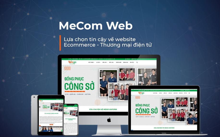 Thiết kế website bán hàng chuẩn Thương mại điện tử tại Mecom.vn